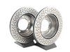 ES#2594682 - 98735140101OEKT - Front & Rear Brake Service Kit - Featuring Sebro rotors and Textar brake pads - Assembled By ECS - Porsche