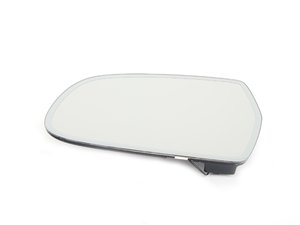 ES#443681 - 8F0857535F - Heated Mirror Glass - Left - Replace your cracked or broken piece - Genuine Volkswagen Audi - Audi
