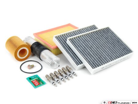 ES#2723112 - E39M52IN2DKT - "Dry" Inspection II Service Kit - Includes spark plugs and all filters - add your preferred fluids for a complete service - Assembled By ECS - BMW