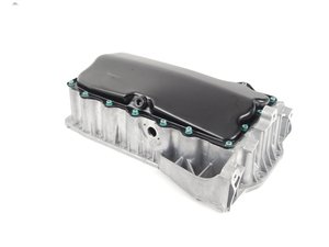 ES#2722884 - 06A103601AP - Hybrid Oil Pan  - For cars without oil level sensors, no turbo return line or pickup included. - URO - Volkswagen