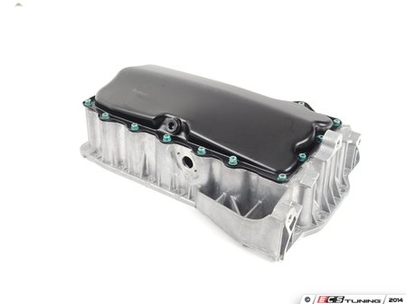 ES#2722884 - 06A103601AP - Hybrid Oil Pan  - For cars without oil level sensors, no turbo return line or pickup included. - URO - Volkswagen