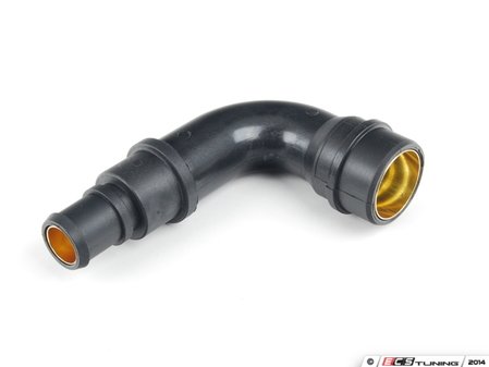 ES#2708697 - 06A103213F - Breather Hose Connector - Connects the oil filter adapter to the three-way valve housing - URO - Audi Volkswagen