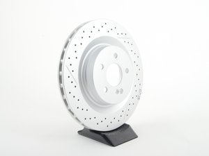 ES#1707128 - 1714230212 - Rear Brake Rotor - Priced Each - Does not include new brake rotor securing screws - Genuine Mercedes Benz - Mercedes Benz