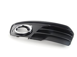 ES#2577481 - 8R0807681MBJI - Fog Light Grille - Satin Black - Left - Restore the clean look of your exterior - Genuine Volkswagen Audi - Audi