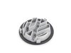 ES#263582 - 3A0853600EPG - Front Grille Emblem - Chrome - Get a new emblem for your Volkswagen today - Genuine Volkswagen Audi - Volkswagen