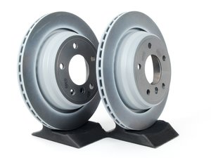 ES#205363 - 34216767060KT3 - Rear Brake Rotors - Pair (298x20) - From a leader in braking technology. - Brembo - BMW