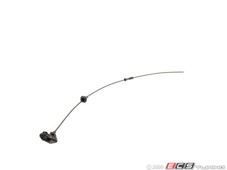 ES#91765 - 51238150080 - E38 Hood Release Cable - Under hood cable that connects to interior hood release - Genuine BMW - BMW
