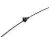 ES#91765 - 51238150080 - E38 Hood Release Cable - Under hood cable that connects to interior hood release - Genuine BMW - BMW