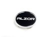 ES#2719080 - 628CAP2 - Center Cap - Chrome/Black - Priced Each - For Alzor Style 628/M205 wheels. 62.9mm OD / 57mm ID - Alzor - Audi Volkswagen