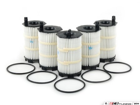 ES#2538582 - 079198405EKT5 - Oil Filter - Pack Of 5 - Stock up and save! - Mahle - Audi Volkswagen