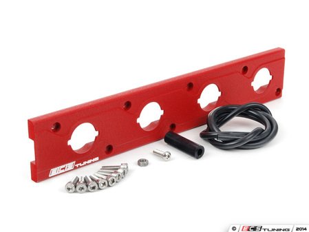 ES#2723913 - 002598ECS25AKT - 2.0T Coil Pack Conversion Kit - Stage 1 - Includes wrinkle red conversion plate and stainless steel bolts - ECS - Audi Volkswagen
