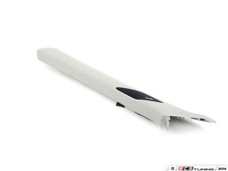 ES#3471230 - 5C6867233S5T5 - A-Pillar Trim - Left - Pearl Grey, for vehicles with Fender audio - Genuine Volkswagen Audi - Volkswagen