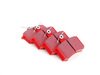 ES#520540 - DP3370C - Rear RedStuff Performance Brake Pad Set - A high performance street pad, featuring Kevlar technology - EBC - Audi