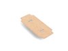 ES#1485482 - 99635108901 - Front Brake Pad Damping Plate - Priced Each - Front brake pad shim - 4 required - Genuine Porsche - Porsche