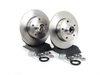 ES#1049 - ECS4-5RCONVSTG1 - Complete 4-5 Lug Conversion Kit - Plain Rotors - Rear - 226mm plain 5-lug rotors, new bearings & seals - Assembled By ECS - Volkswagen