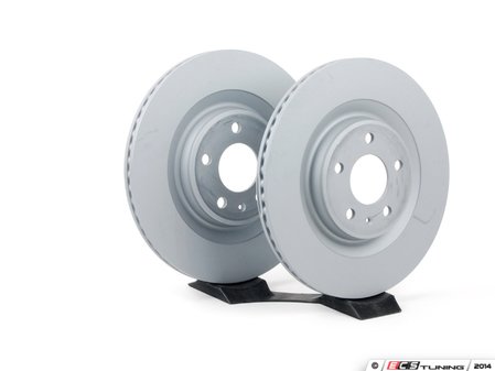 ES#2597382 - 4H0615601HZIMKT - Rear Brake Rotors - Pair (330x22) - Featuring Zimmermann's "Coat Z" coating for corrosion resistance - Zimmermann - Audi