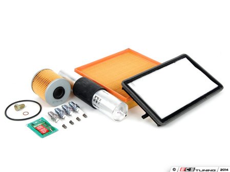 ES#2723093 - M44INS2DgKT - "Dry" Inspection II Service Kit - Includes spark plugs and all filters - add your preferred fluids for a complete service - Genuine BMW - BMW