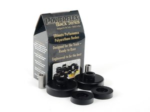 ES#2650961 - PFR5-115Bx2 - Race Polyurethane Rear Shock Top Bushing Set - A firmer feel over stock for better handling characteristics, If you have aftermarket shocks/coilovers you might have to use their sleeve and use just the poly inserts - Powerflex Black Series - MINI