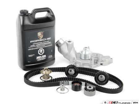 ES#5491359 - 94410515704KT10 - Timing Belt Kit With Water Pump - Everything you need to perform a complete timing belt service on your 944 Turbo - Assembled By ECS - Porsche