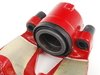 ES#7644 - 1J0615123C -  Front Brake Caliper - Left - (NO LONGER AVAILABLE) - Genuine caliper painted red - Genuine Volkswagen Audi - 