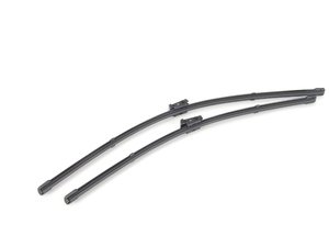 ES#2564685 - 8F1998002A - Front Aero Wiper Blade Set - Clear up streaks & improve rainy day visibility - Genuine Volkswagen Audi - Audi