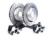 ES#250779 - e46cslfbk - CSL Brake Upgrade Kit (345x28) - Go from stock (328mm) to CSL (345mm) in one hour, no bleeding required - Genuine BMW - BMW