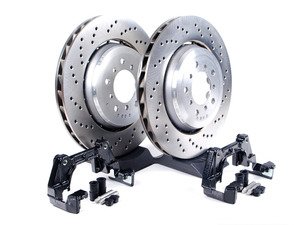 ES#250779 - e46cslfbk - CSL Brake Upgrade Kit (345x28) - Go from stock (328mm) to CSL (345mm) in one hour, no bleeding required - Genuine BMW - BMW