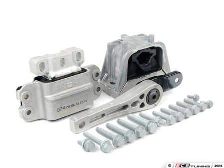 ES#2597434 - 1K0199555APKT - ECS Ultimate Drivetrain Mount Kit - Automatic Tansmission - Includes engine and transmission mounts with all the necessary hardware - Assembled By ECS - Volkswagen