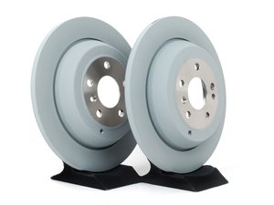 ES#2681404 - 1644231212KT1 - Rear Brake Rotors - Pair - Does not include new rotor securing screws - Genuine Mercedes Benz - Mercedes Benz
