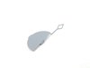 ES#76245 - 51127048261 - Primed Rear Tow Hook Cover - Priced Each - Snaps into the rear passenger side bumper - Genuine MINI - MINI