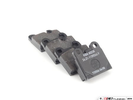 ES#60118 - 34211159265 - Rear Brake Pad Set - Complete asbestos-free rear set - Genuine BMW - BMW