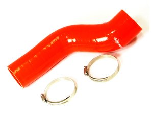 ES#5877 - MS100007r - Throttle Body Hose - Red - (NO LONGER AVAILABLE) - Avoid flex duing high boost situations with this new throttle body hose - APR - 