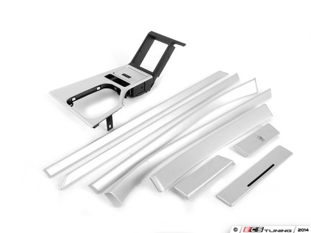 ES#2587513 - 51452695581KT1 - Matte Chrome Interior Trim Kit - (NO LONGER AVAILABLE) - Includes every matte chrome trim piece for your interior - Genuine BMW - 