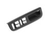 ES#9736 - 3b1867171ea94 - Grab Handle Window Switch Cover - Left (Driver) Satin Black - (NO LONGER AVAILABLE) - For 4 Door vehicles with power windows - Genuine Volkswagen Audi - 