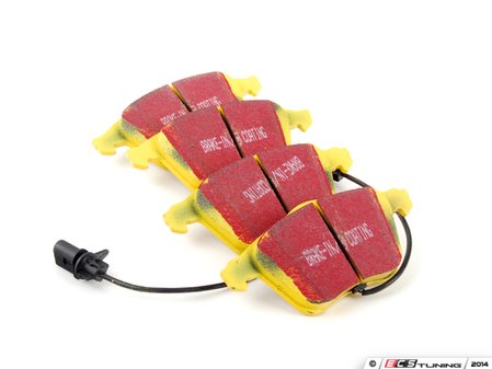 ES#520873 - DP41510R - YellowStuff Performance Front Brake Pad Set - EBC's premium sport street pad that offers high friction levels and heat fade resistance - EBC - Audi