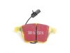 ES#520873 - DP41510R - YellowStuff Performance Front Brake Pad Set - EBC's premium sport street pad that offers high friction levels and heat fade resistance - EBC - Audi