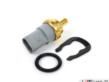 ES#2712775 - 06A919501A - Coolant Temperature Sensor - 2 Pin - Monitors coolant temperature for fan control & gauge readings - Vemo - Audi Volkswagen Porsche