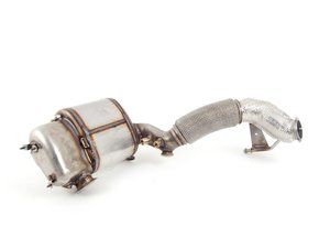 ES#2855522 - 1k0254708gxKT - Remanufactured Downpipe With Particulate Filter - Includes a $240.00 refundable core charge - Genuine Volkswagen Audi - Audi Volkswagen
