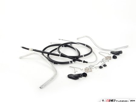ES#2712939 - 1J0609721AQ - Parking Brake Refresh Kit - All of the components you will need to replace when servicing your parking brake cables - Assembled By ECS - Volkswagen
