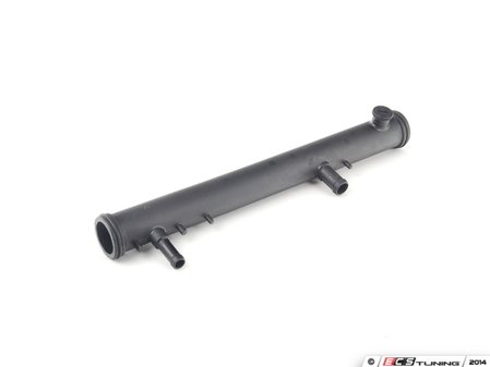ES#269558 - 022121050A - Water Distribution Pipe - Pipe from back of water pump to thermostat housing, located under intake manifold. Commonly referred to as the crack pipe. - Genuine Volkswagen Audi - Volkswagen