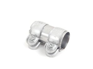 ES#315744 - 1K0253141K - Dual Clamp Exhaust Sleeve - Priced Each  - Quiet down your leaking exhaust. 45mm - Genuine Volkswagen Audi - Audi