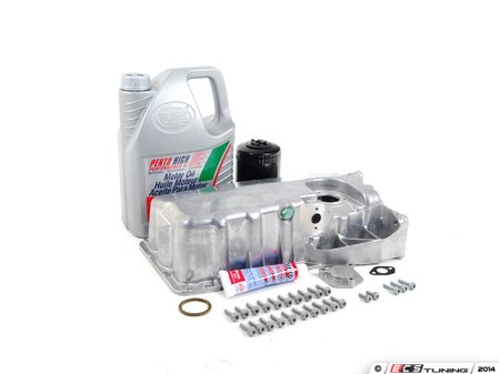 ES#2602537 - 038103603MKT2 - Oil Pan Replacement Kit - Everything required to replace your leaking pan, including the oil change - Assembled By ECS - Audi
