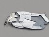 ES#139615 - 52107901219 - E46 M3 Seat back cover - left - Gray driver seat cover - Genuine BMW - BMW