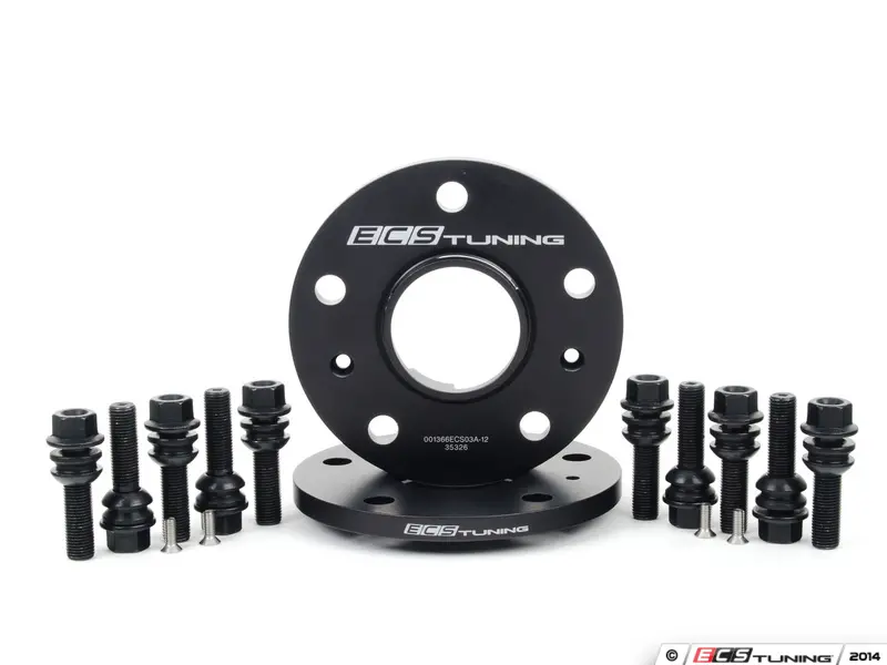 5x114.3 66.1 15mm GEN2 Black Wheel Spacers