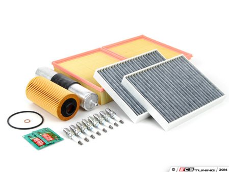 ES#2723766 - E39M5INKT4 - "Dry" Inspection II Service Kit - Includes spark plugs and all filters - add your preferred fluids for a complete service - Assembled By ECS - BMW