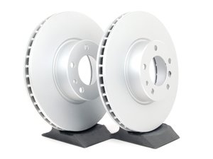 ES#2135689 - 34116767059KT6 - Front Brake Rotors - Pair (324x30) - Featuring a protective Meyle Platinum coating. - Meyle - BMW