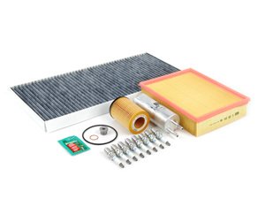 ES#2723160 - E53N62IN2dKT - "Dry" Inspection II Service Kit - Includes spark plugs and all filters - add your preferred fluids for a complete service - Assembled By ECS - BMW