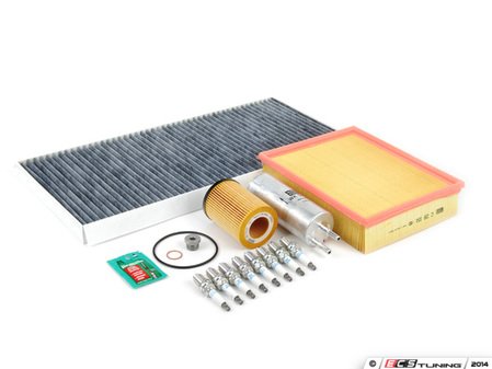 ES#2723160 - E53N62IN2dKT - "Dry" Inspection II Service Kit - Includes spark plugs and all filters - add your preferred fluids for a complete service - Assembled By ECS - BMW