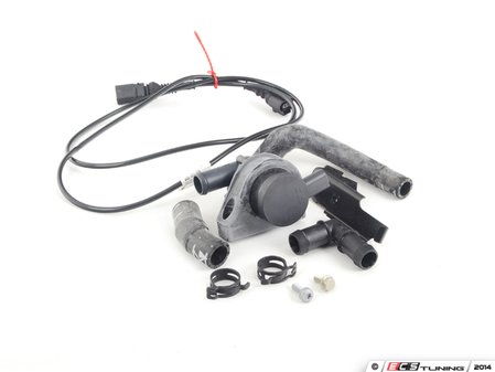 ES#284163 - 078998998 - Auxiliary water pump relocation kit - (NO LONGER AVAILABLE) - Relocates the water pump under the Y-Pipe to the front of the engine - Genuine Volkswagen Audi - 