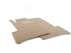 ES#1827979 - Q6680672 - All-Season Floor Mats - Set Of Four - (NO LONGER AVAILABLE) - Beige - Genuine Mercedes Benz - 